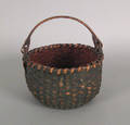 American painted basket 19th c