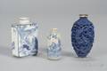 Three Porcelain Snuff Bottles