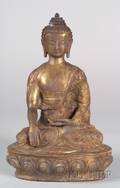 Repousse Image of a Seated Buddha