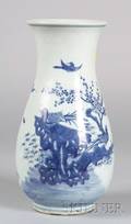 Blue and White Vase