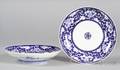 Pair of Blue and White Saucer Dishes