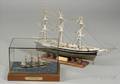 Two Wood Models of the Clipper Sovereign of the Seas