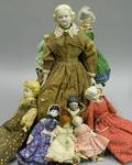 Group of Mostly Reproduction Dolls