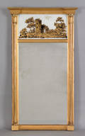 New York Federal giltwood mirror ca 1820