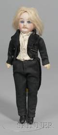 Bisque Socket Head Male Character Doll