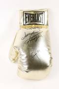 Joe Frazier  Cassius Clay Signed Boxing Glove