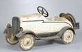 White Painted Roadster Pedal Car
