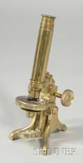 Two Brass Compound Microscopes