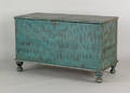 Pennsylvania painted pine blanket chest 19th c