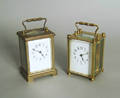 Two French carriage clocks