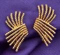 18kt Gold Earclips Schlumberger Tiffany  Co