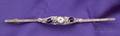 Edwardian Sapphire and Diamond Bar Pin