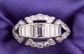 Art Deco Platinum and Diamond Ring