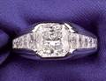 Platinum and Diamond Ring Carvin French
