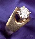 14kt Gold and Diamond Solitaire