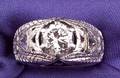 Masonic Platinum and Diamond Solitaire