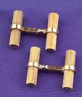 14kt Gold Cuff Links Cartier