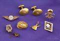 Group of 14kt Gold Fraternal Pins and Gentlemans Items