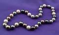 Strand of South Sea and Tahitian Pearls Seaman Schepps