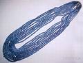Multistrand Sapphire Bead Necklace