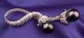Platinum Diamond and Tahitian Pearl Brooch