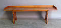 Mortised pine bench