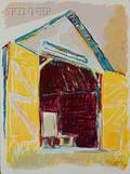 Wolf Kahn American b 1927 Barn