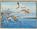 Ora Inge Maxim American 18951982 Mallards in Flight