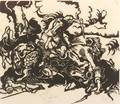 Franz Marc German 18801916 After Eugene Delacroix French 17981863 Lowenjagd