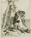 Giovanni Battista Tiepolo Italian 16961770 La Tete dHomme sur un Bucher