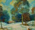 American School 20th Century Winter Landscape