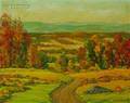 Bissell Phelps Smith American b 1892 Autumn Hillside