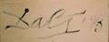Salvador Dal Spanish 19041989 Signature