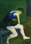 Moses Soyer American 18991974 Ballet Dancer