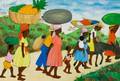 JeanRene Chery Haitian b 1928 The Procession
