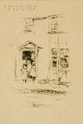 James Abbott McNeill Whistler American 18341903 The Little Doorway Lyme Regis