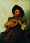 Ernst Karl Georg Zimmermann German 18521901 The Mandolin Player