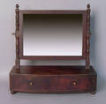 Sheraton mahogany shaving mirror