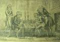 Framed 1835 George CruikshankMcLean Game of Chess Engraving