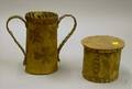 Two Native American Birch Bark Vessels