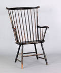 Pennsylvania fanback windsor armchair ca 1810
