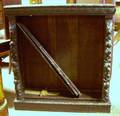 Small Victorian Carved and Stained Pine Open Book Cabinet