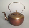 Pennsylvania copper tea kettle late 18th c