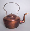 Lancaster Pennsylvania copper tea kettle late 18th c