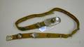 Russian Niello Sterling Mounted Leather Belt