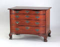 Massachusetts Chippendale mahogany serpentine chest of drawers ca 1770