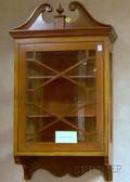 Pair of Federalstyle Inlaid Mahogany Wall Cabinets