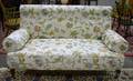 Late Victorian Crewelwork Upholstered Walnut Sofa