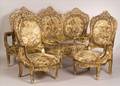 Louis XV Style Threepiece Parlor Suite