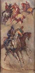 William Meyerowitz American 18871981 Horseback Riders